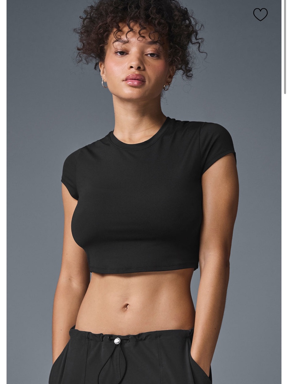 Alosoft Crop Finesse Short Sleeve